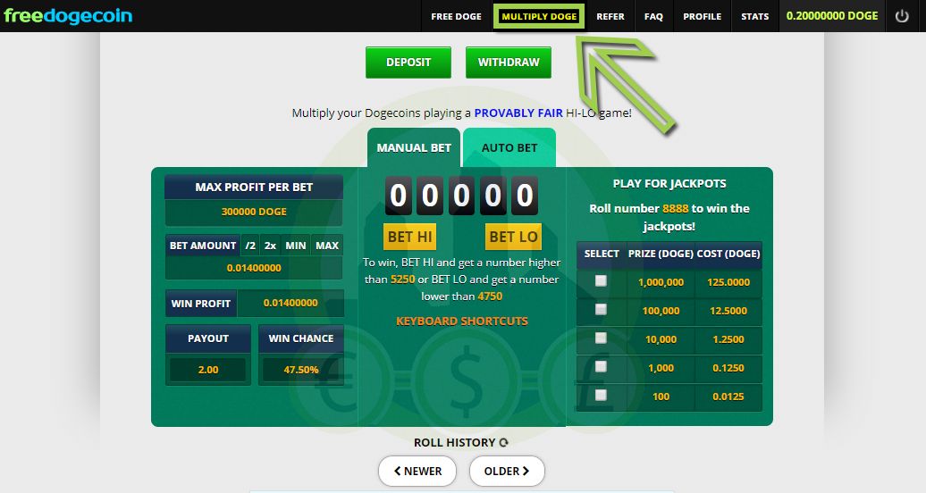 freedogecoin multiply