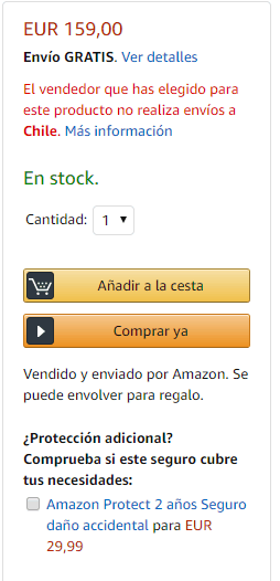 Amazon: "Crear Cuenta y Comprar en Amazon"