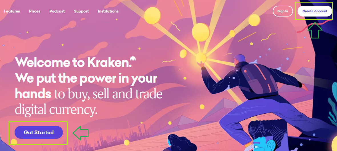 Kraken Exchange registro