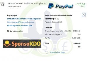 sponsokdo pago paypal