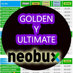 Membresías Golden y Ultimate en Neobux: ¿vale la pena invertir?